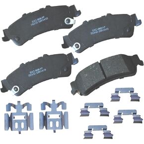 Bendix Premium SBC792HD Ceramic Rear Brake Pads for Select Models Cadillac DeVille, DTS, Chevrolet Astro, Silverado 1500, 1500 Classic, Suburban Tahoe, GMC Safari, Sierra Yukon, Yukon XL