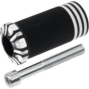 Black Aluminum Motorcycle Shifter Peg Gear Shift Lever Replacement for Harley Davidson Touring Softail Dyna Sportster Street Glide Road 1Pcs