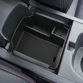 SXCY 2023-2025 Acura Integra 2022-2025 Civic Si Center Console Organizer Tray for Civic 11th Gen 2023-2025 Civic Si Hatchback Manual Armrest Console Organizer 2025 Civic Si Armrest Storage (Black)