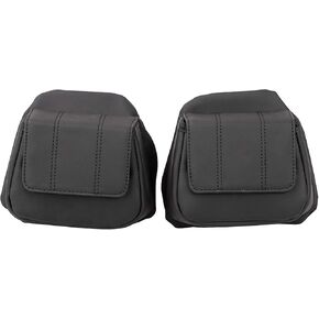 1 Pair Black Motorcycle Lower Fairing Tool Bag Panel Door Pockets Fit for Harley Touring Electra Glide Street Glide Road Glide Tri Glide Ultra Limited CVO 2014-2023
