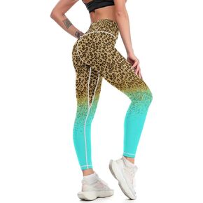 Cerburny Leggings for Women Tummy Control High Waisted Yoga Pants Gym Workout Athletic Spandex Leggings