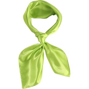Women Satin Scarf Vintage 23.inch Square Stain Scarf Wrap Neck Scarf for Halloween Daily Wear