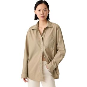 GAP Women's Poplin Big Shirt