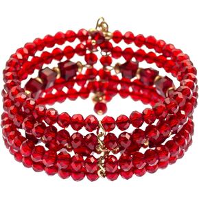 Dauplaise Women's Stone or Pearl Cuff Bracelet