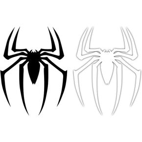 MAZ DISTRIBUTIONS – Spider Sticker – Vinyl Spiderman Decal for Car, Truck, SUV and Van – Indoor and Outdoor Use for Wall and Toolbox – Waterproof Decal for Laptop, iPad and Cup – MAZ 441 (White)
