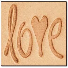 Tandy Leather Craftool� 3-D Stamp Love 8675-00