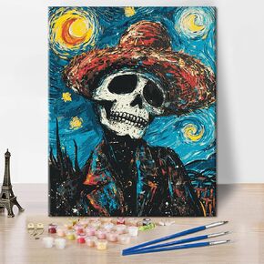Moon Paint by Number Kits for Adults Abstract Space Paint by Numbers Artwork DIY Alien World Pattern Artwork Vintage Car Paint-by-Numbers 16x20 in Cool Boy Cool Girls Painting Gifts for Home Decor