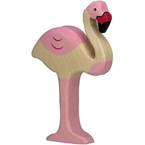 Holztiger Flamingo Toy Figure