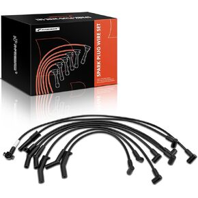 A-Premium Ignition Spark Plug Wires Set of 8 Compatible with Ford Ranger 1983-1992, Bronco II 1984-1990, 2.8L 2.9L, Replace# E5PZ12259E
