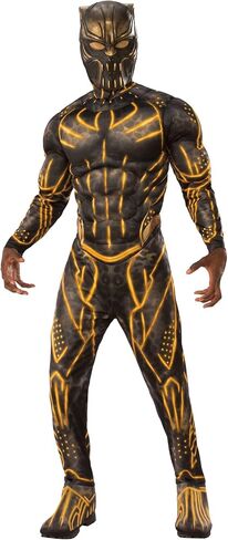 Rubie's Men's Deluxe Erik Killmonger Battle Suit Muscle Chest in Saudi Arabia