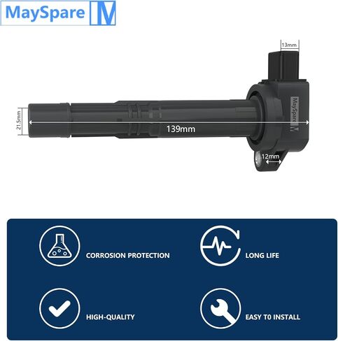 حزمة ملف إشعال MaySpare لـ 2.0L 2.4L - 2003-2007 Honda Accord، 2002-2011 Civic، 2002-2009 CRV، 2003-2011 Element، 2002-2006 Acura RSX يستبدل UF311 UF583 5C1382، حزمة من 4 in Saudi Arabia
