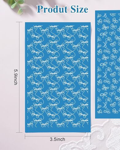 Puocaon Christmas Clay Silk Screen - 6 Pcs Polymer Clay Silk Screen for Christmas Jewelry, Santa Claus Reindeer Clay Silk Screen Stencils, Jesus Birth Silk Screen Stencils for Polymer Clay Earrings in Saudi Arabia