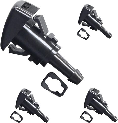 4 Pcs Windshield Washer Nozzles Kit Fit For KIA Motors RH LH, Hyundai Accent, Santa Fe, Sonata. OEM #: 98630-3J000 in Saudi Arabia