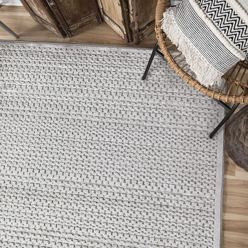 My Texas House by Orian Quail Hollow Area Rug, 6 ft 6 in x 9 ft 8 in, Gray in Kuwait