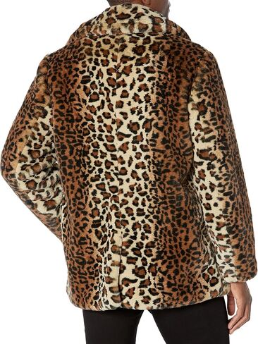 GUESS Men's Faux Leopard Fur Coat in Saudi Arabia