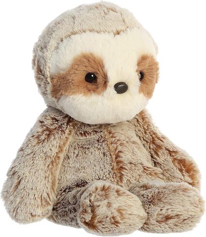 حيوان الكسلان المحشو من Aurora® Snuggly Sweet & Softer™ - رفيق مريح - لعب خيالي - بني 9 بوصات in Saudi Arabia