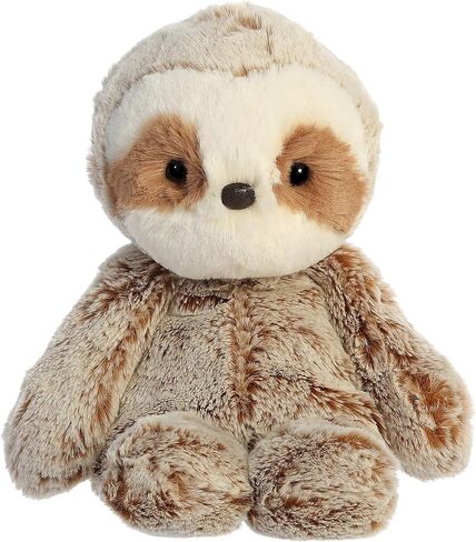 حيوان الكسلان المحشو من Aurora® Snuggly Sweet & Softer™ - رفيق مريح - لعب خيالي - بني 9 بوصات in Saudi Arabia