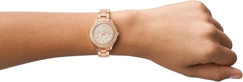 Fossil Stella Women's Watch with Stainless Steel or Leather Band and Crystal-Accents in Saudi Arabia