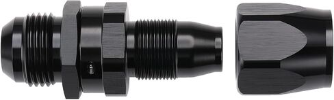 8AN Male Flare to 8AN Swivel Hose End Fitting Adapter Straight Aluminum Black in Saudi Arabia