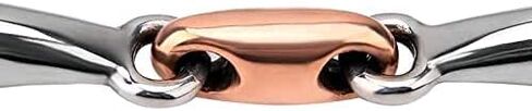 FR Loose Ring Snaffle,O Ring, English Happy Mouth Bit for Horses, Silver in Saudi Arabia
