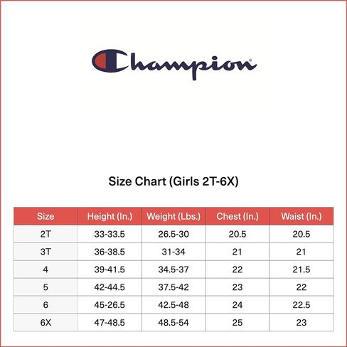 Champion Girls Tee Shirt and Legging Two Piece Top and Bottom Set Little Girls in Saudi Arabia