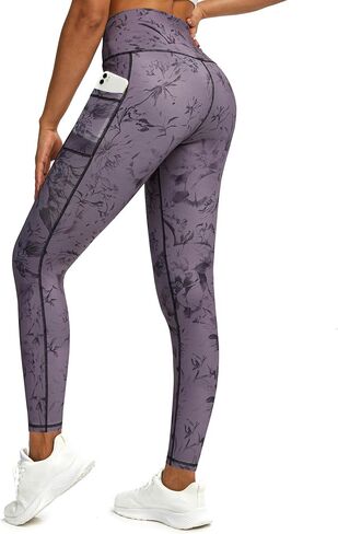 Womens Work Pants,Leggings for Women Tummy Control,Yoga Pants with Pockets Running Fitness Gym Tights in Saudi Arabia