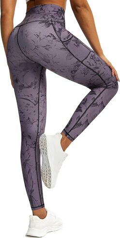Womens Work Pants,Leggings for Women Tummy Control,Yoga Pants with Pockets Running Fitness Gym Tights in Saudi Arabia