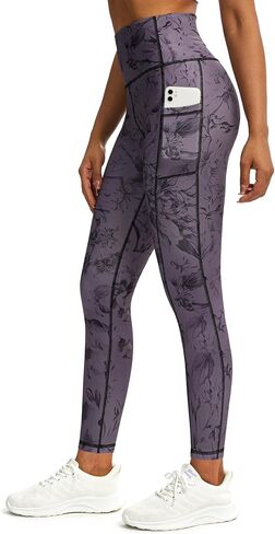 Womens Work Pants,Leggings for Women Tummy Control,Yoga Pants with Pockets Running Fitness Gym Tights in Saudi Arabia