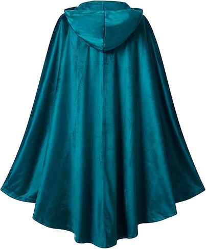 Victorian Cloak for Adult,Velvet Medieval Renaissance Cape with Hooded Halloween in Saudi Arabia