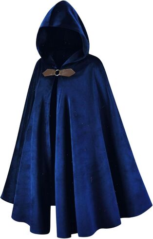 Victorian Cloak for Adult,Velvet Medieval Renaissance Cape with Hooded Halloween in Saudi Arabia