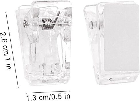Adhesive Clips, Self Adhesive Clips, Self Adhesive Wall Clips, Self Adhesive Clips are Durable, Self-Adhesive Clips for Posters, Photos, Tapestries (PACK-100) in Kuwait