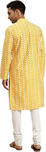 Men's 100% Cotton Blend Embroidered Only Kurta in Saudi Arabia