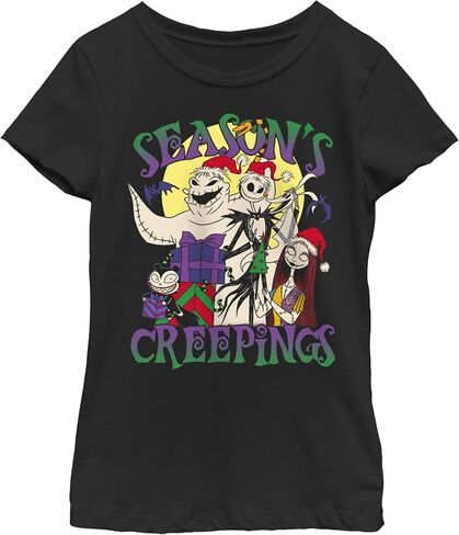 Disney Nightmare Before Christmas Seasons Creepings Girls T-Shirt in Saudi Arabia