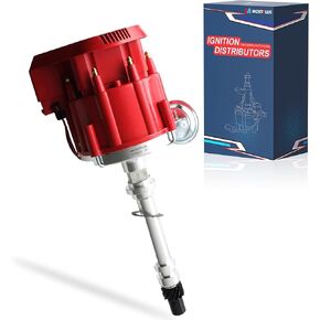 MOSTPLUS Racing HEI Distributor Red Cap Super Coil Compatible with Chevy SBC 305/350/400 Small Block 1035001 HEI in Saudi Arabia