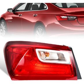 Tail Light Assembly Compatible With Chevy Chevrolet Malibu 2016 2017 2018 Taillight Brake Lights (Passenger Right Side)