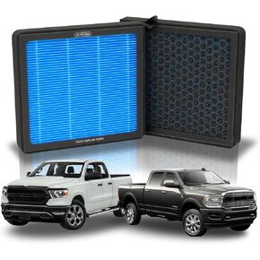 Cabin Air Filter CF11671 Fits RAM 1500/2500/3500 (2016-2024), 4500/5500 (2016-2023), Jeep Wagoneer (2022-2023), Mazda CX-7 (2007-2012), Honeycomb Structure, Activated Carbon Beads, Durable and Sturdy
