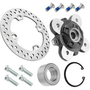 Front Wheel Hub Bearing Studs Brake Rotor for Ranger 900 1000 1000-Diesel HST 570-Full-Size Brutus PRO-XD EV-Full-Size