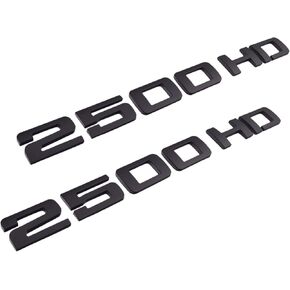 2X PartsTo 2500 HD 2500HD Emblem Nameplate for Chevrolet Chevy Silverado 2020 to 2025