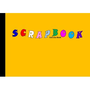 Scrapbook: A5 Scrapbook Exercise Book | 64 Pages, 210mm x 148mm (Landscape), 90gsm Plain White Paper Journal | Memories Photo Album Scrapbooks ... Kids and Adults Project | Yellow Cover