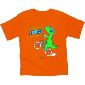 Kerusso Kids T-Shirt - Rejoice Dinosaur - Orange - 5T