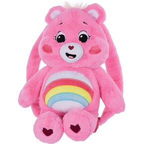 iscream Care Bears Grumpy Bear Shaped 16"x 12" Furry Backpack with Adjustable Straps And Zipper Closure