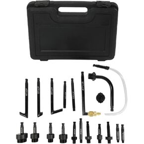PLAYOCCAR 8L Transmission Fluid Pump and 26PCS Automatic Transmission Fluid ATF Filler Adapters | Refill System Dispenser Extractor, Manual ATF Filler System Set