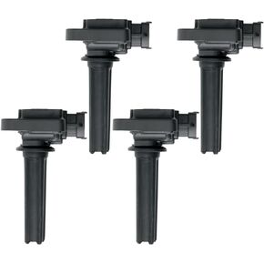 Ignition Coil Packs Set Of 4 Compatible With CADILLAC BLS SAAB 9-3 2.0T L4 Replacement For 12787707 1208018 UF526 C1430 H6T60271