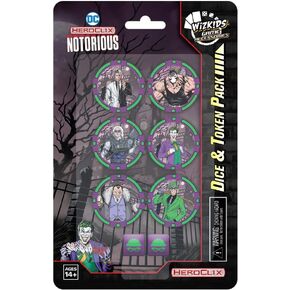 DC HeroClix: Notorious Dice & Token Pack