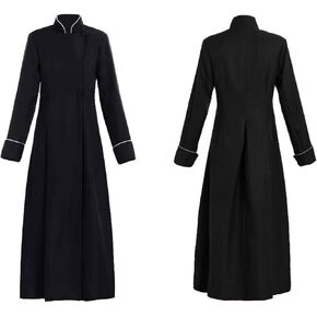 Clergy Dresses for Women Medieval Minister Robe Costume Church Pastor Halloween Cosplay Outfits