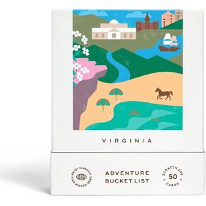 Virginia Adventure Bucket List: 50 Scratch-Off Cards for Outdoor Activities, Tourist Attractions, and Road Trips - Perfect Travel Gift and Guide for Exploring