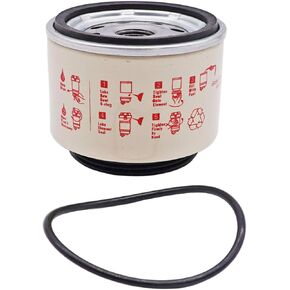 Spin-On Fuel Filter Water Separator R12P 30 Micron Replacement for Racor