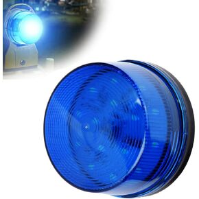 12V LED Warning Light, Blue LED Strobe Beacon Emergency Alarm Warning Flashing Light