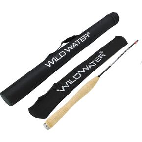 Wild Water Fly Fishing Tenkara Rod, Hard Tube Rod Case with Knitted Rod Sock