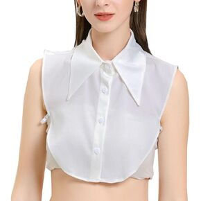 Fake Collars Detachable Dickey Collar Blouse Half Shirt False Collar for Women Girls
